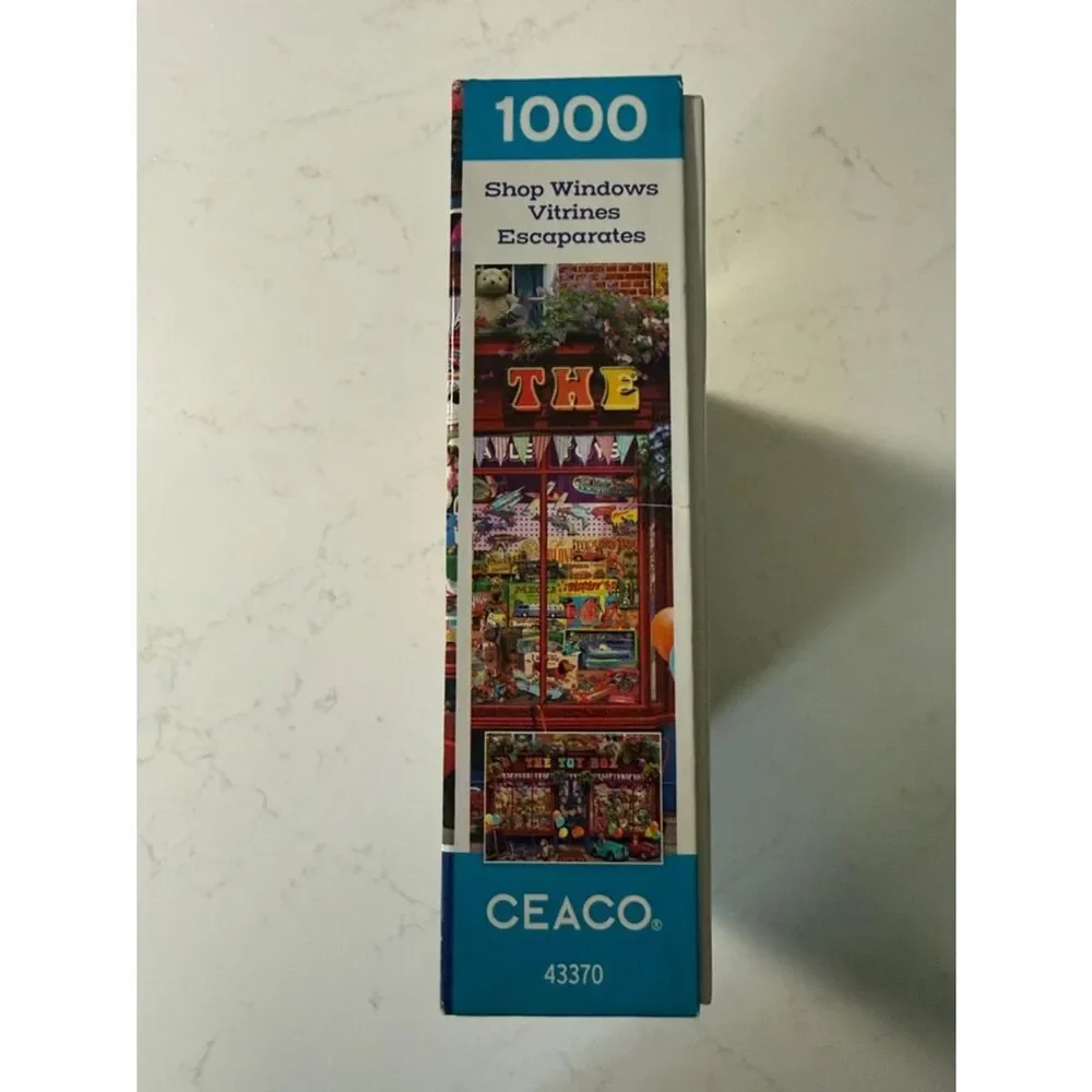 Shop Windows 1000-Piece Puzzle - Colorful Toy Store Scene